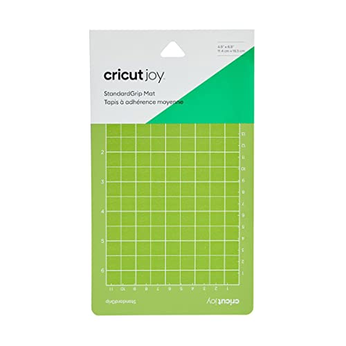 Cricut Joy StandardGrip Matte 11,4 x 16,5 cm wiederverwendbare Schneidematte zum Basteln mit Schutzfolie, Verwendung mit Karton, Bügeln, Vinyl und mehr, kompatibel mit Cricut Joy Maschine von Cricut