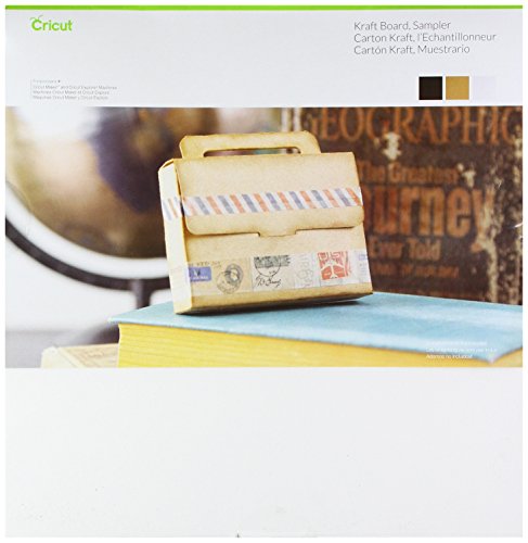 Cricut KRAFTBOARD Sampler 12x12 (30), Papier, Schwarz, Weiß, Natur von Cricut