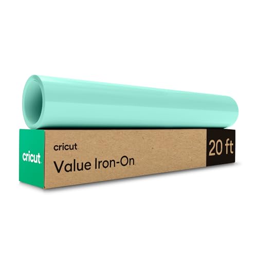 Cricut 2011129 Value Iron-On, Vinyl, Minze, 6m (20ft) von Cricut