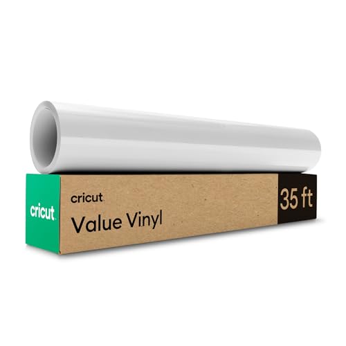 Value Vinyl – matt, weiß, 30,5 cm x 10,7 m (1) von Cricut