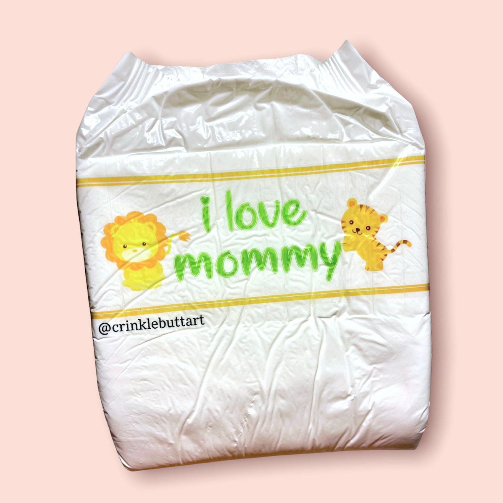 Sale - Abdl Gurtband "I Love Mommy/Daddy" von CrinkleButtArt