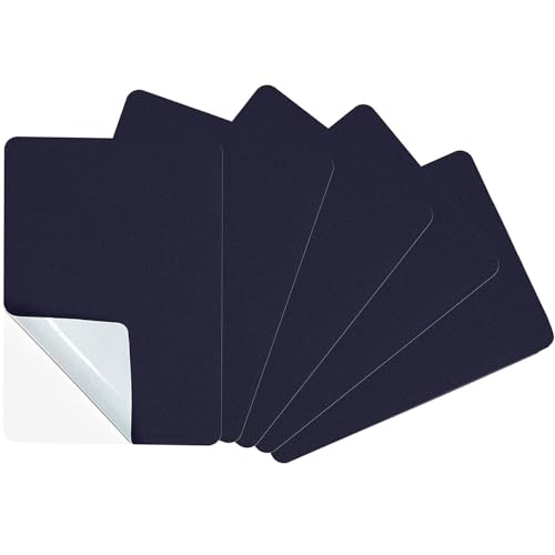 Nylon Selbstklebende Patches, 5 Stück 20x15cm Flicken selbstklebend Stoff, Daunenjacken-Flicken aus Nylon, Reparatur Patches Wasserdicht für Daunenjacken, Jacken, Zelten, Tasche (Dunkelblau) von Criveple