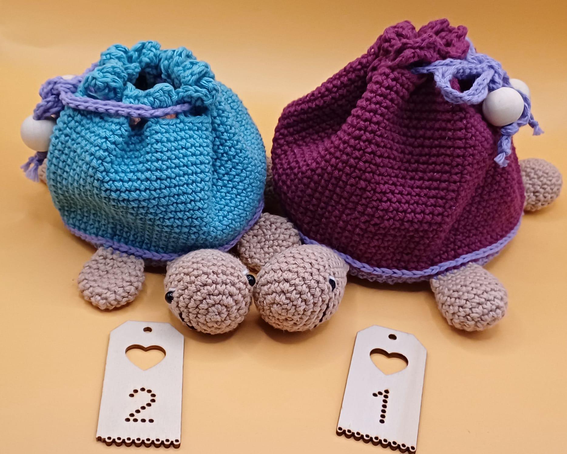 Schildkröte, Täschchen von CrocheUndCo