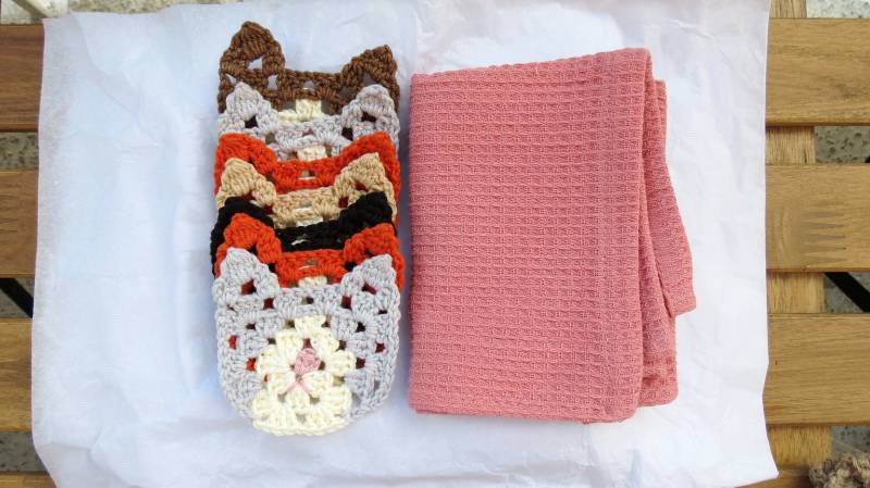 Gesichtspflege Set Katzen Gesicht Peelings Und Gesichtstuch Katzenliebhaber Geschenk Gehäkelte Baumwolle Waschbar Wiederverwendbar Makeup Entferner von CrochetHomeBoutique