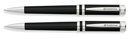 A. T. Cross Kugelschreiber und Drehbleistift 0,9mm Franklin Covey Freemont Schwarz-Lack von Cross