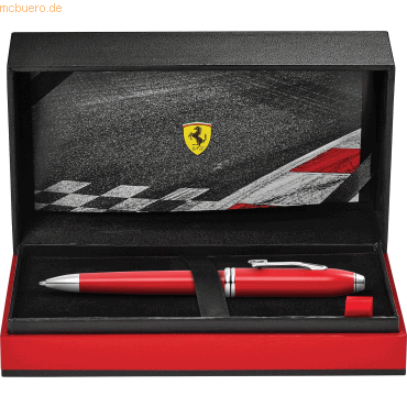 Cross Drehkugelschreiber Scuderia Ferrari Rosso Corsa Rot-Lack Luxus G von Cross