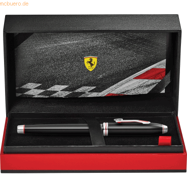 Cross Füllhalter Townsend Scuderia Ferrari Schwarz-Lack M Geschenkbox von Cross