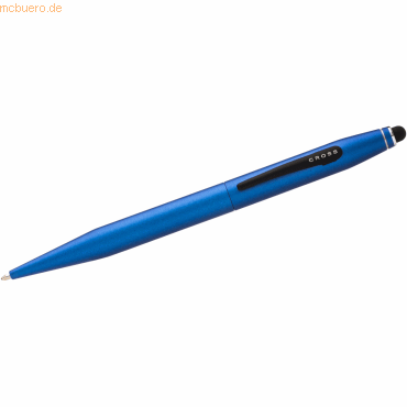 Cross Kugelschreiber Tech2 mit Stylus Metallic Blau von Cross