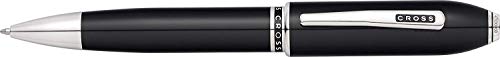 Cross Peerless Kugelschreiber 125 (Drehmechanik, Schreibfarbe: schwarz, Swarovski Kristall) schwarz lack von Cross