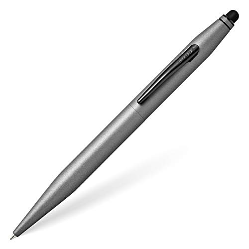 Cross Tech 2 Kugelschreiber (Schreibfarbe: schwarz, mit Stylus inkl. Geschenkbox) Titan-Grau von Cross