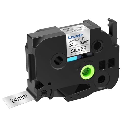 20er-Packung Kompatibel für P-touch TZe-951 TZe951 TZ-951 TZ951 24mm 0,94'' Laminierte Bänder Schwarz auf Silber, Schriftband Ersatz für PT-D600 D600VP P750W P900W P710BT 9600 H500LI Label Maker 20er-Packung Kompatibel für P-touch TZe-951 TZe951 TZ-951 TZ951 24mm 0,94'' Laminierte Bänder Schwarz auf Silber, Schriftband Ersatz für PT-D600 D600VP P750W P900W P710BT 9600 H500LI Label Maker von Cruxer
