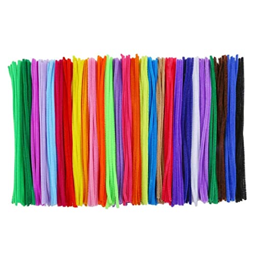 100pcs Chenille Stängel Rohrreiniger farbenfrohe Sticks DIY Bastelwerkzeugwerk für Kinder Kinder Kinder von Csafyrt