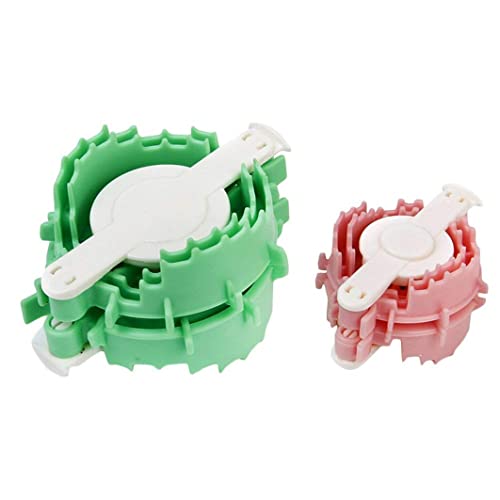 Csafyrt 2pcs Herzform Pompom Maker Fluff Ball Weaver Webstrosenhandwerk 4 cm 6 cm Zufällige Farbe von Csafyrt