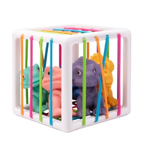 Csafyrt Babyformsortierspielzeug farbenfrohe Bildungsspielzeug sensorische Sortierbox 5 Tier von Csafyrt