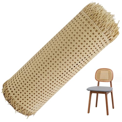 Csafyrt Cane Gurtband 16 x39 Zoll Plastik Rattan Roll gewebtes Weitweite Rattan Cane Gurting Roll für Möbelstuhlschrank Decke von Csafyrt