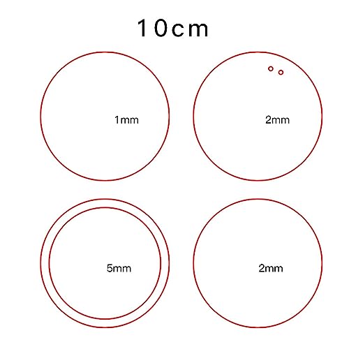 1 Set Verschiedene Stile Klare Acryl Schlüsselanhänger Rohlinge Kunststoff Transparenter Schlüsselanhänger Charm Rohling Für Projekte Kunsthandwerk von Csnbfiop