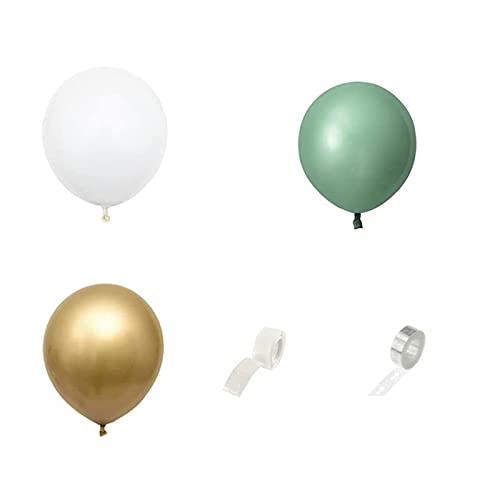 137-teiliges Ballon-Girlanden-Set, grün, für Hochzeitshintergrund, Geburtstagsparty-Dekoration von Csnbfiop