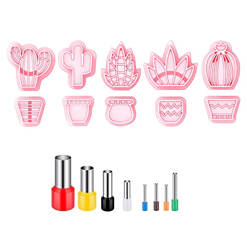 18Pcs Frühling Frische Weiche Keramik Cutter Ohrring Schmuck Anhänger Maker Grüne Pflanze Ornament Anhänger Schneiden Form von Csnbfiop