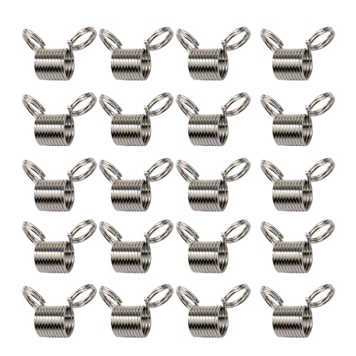 20 PCS Mehrzweck Perlenstopper Clip Werkzeug Handgefertigte Schmuckwerkzeuge Vielseitiges Zubehör Federendverschlüsse Für Perlen von Csnbfiop