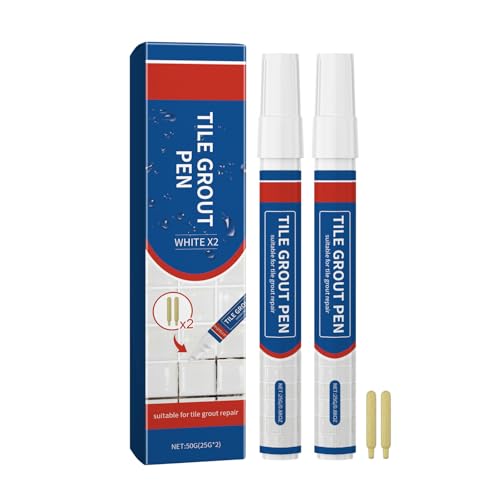 2Pcs Fliesen Mörtel Stift Fliesen Reparatur Marker Wasserdicht Fliesen Mörtel Füllstoff Stift Für Die Wiederherstellung Badezimmer Fliesen Wand Boden von Csnbfiop