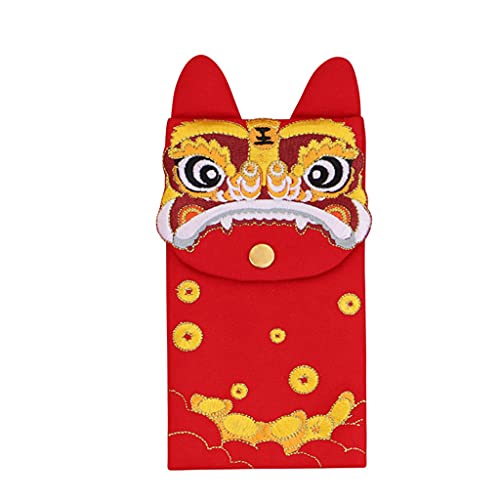 Chinesische rote Umschläge, HongBao, Geschenkpapier, Tasche, Stickerei, Geldtaschen für Neujahr, Frühling, Festival, Geburtstag, Hochzeit von Csnbfiop