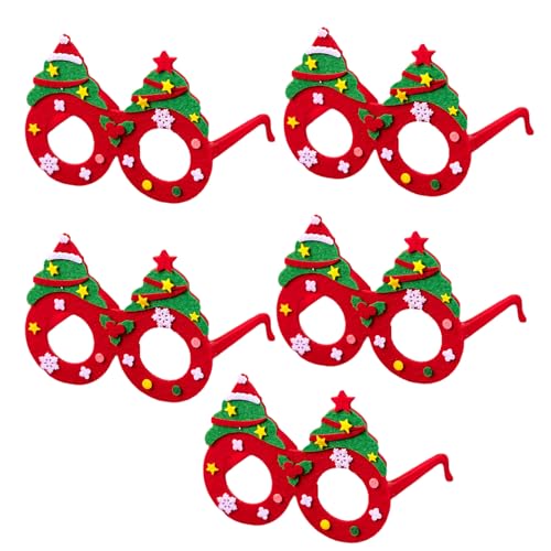 Csnbfiop Brillengestelle Für Weihnachten Festliche Party Set Neuartiges Cartoon Brillengestell Set Für Kinder Und Erwachsene von Csnbfiop