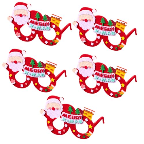 Csnbfiop Brillengestelle Für Weihnachten Festliche Party Set Neuartiges Cartoon Brillengestell Set Für Kinder Und Erwachsene von Csnbfiop