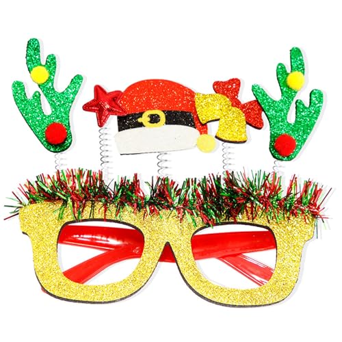 Csnbfiop Dekoration Kostüm Brillengestell Anspruchsvolle Unisex Brille Brillengestell Für Weihnachtsfeier von Csnbfiop