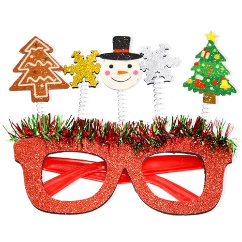 Csnbfiop Dekoration Kostüm Brillengestell Anspruchsvolle Unisex Brille Brillengestell Für Weihnachtsfeier von Csnbfiop