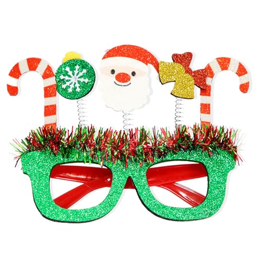 Csnbfiop Dekoration Kostüm Brillengestell Anspruchsvolle Unisex Brille Brillengestell Für Weihnachtsfeier von Csnbfiop