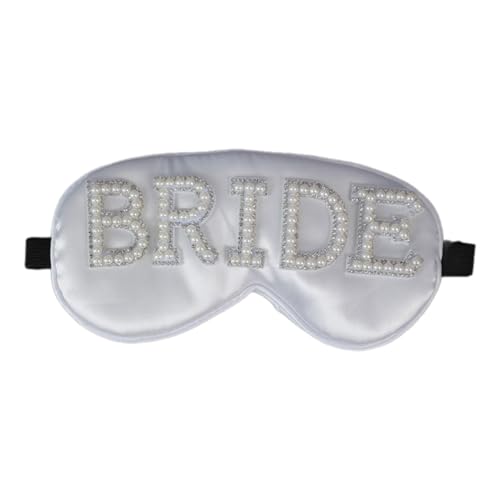 Csnbfiop Hochzeitsfeier, Braut-Eyeshade, Perlen, Brautparty, Hochzeit, Nacht, Braut-Eyeshade Braut von Csnbfiop