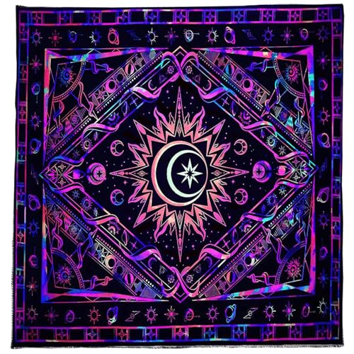 Csnbfiop Professionelle Tischdecke Tarot Tischdecke Hexerei Quadratische Tarot Tischdecke Verbessert Kartenleseerlebnis von Csnbfiop