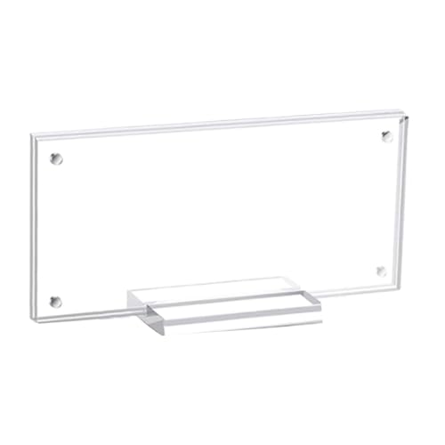 Klarer Acryl Geldscheinhalter Papiergeld Präsentationsrahmen Transparenter Währungshalter Währungsticket Schutz Transparente Vitrine von Csnbfiop