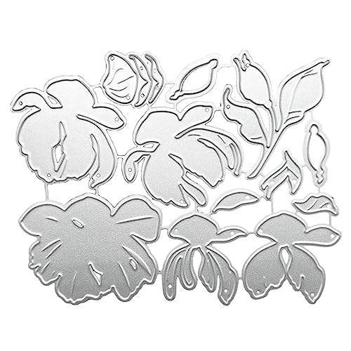 Kohlenstoffstahl Stanzform Metall Blumen Baum Blatt Stanzform Handgefertigte Schablone Schablone Form Für Scrapbooking Papierkarte von Csnbfiop