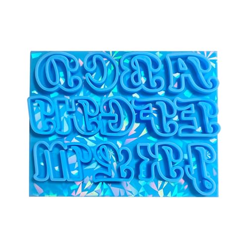 Praktische Kreative Holographics Letter Nummer Formen Accessoire Für Epoxidharz Funkelnde Schmuck Die Handwerksbedarf Machen von Csnbfiop