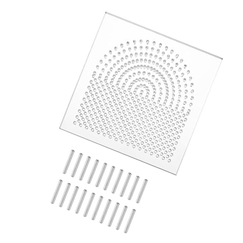 Schmuckherstellungswerkzeug, quadratische Tafel, praktische Draht-Wickelplatte, Schmuck-Acrylplatte für Draht-Manipulation von Csnbfiop