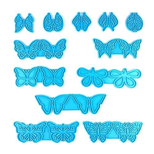 Silikon-Ohrring-Form, Ohrring-Harzform, Epoxidharz, Gießformen für Bastelarbeiten, Anhänger, Ohrringe, Schmuckherstellung von Csnbfiop