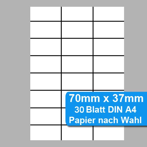 Regalschilder, Regal-Etiketten, Scanner-Etiketten nicht klebend, 70x37 mm 720 Stück (Hellblau, 120g/m²) von CuNU Preisauszeichnung