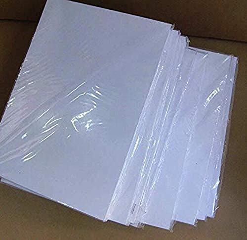 Bleiduck 20 Blatt Laser-Wasserschiebefolienpapier – Bedruckbar, A4-Format, Transparent, Hochwertige Druckergebnisse, Kein Klarlack erforderlich, Ideal für DIY-Projekte von Cubic Coating