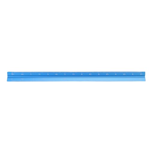 Cuifati Lineal der Metrischen Skala, Dreieckskala Lineal 30 Cm Aluminium Klare Skalen Einfach zu Bedienen für Technische Zeichnungen Cuifati Lineal der Metrischen Skala, Dreieckskala Lineal 30 Cm Aluminium Klare Skalen Einfach zu Bedienen für Technische Zeichnungen von Cuifati