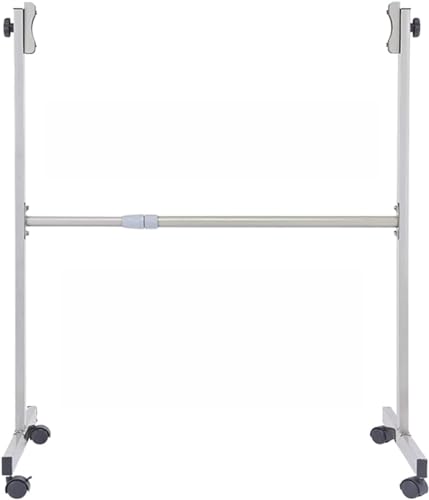 Cuiynice Rollbarer Whiteboard-Ständer, Trockenlöschtafel-Staffelei mit Rädern, Einstellbarer Höhenwinkel, Mobiler Stehständer für Büro, Klassenzimmer, Zuhause von Cuiynice