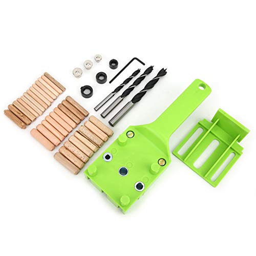 Culnflun Doweling Jig -Kit, professionelles Holzbearbeitungswerkzeug Heavy Duty Drill Guide mit 6 mm 8 mm 10 mm Lochbohrgeräte für Holzarbeiter DIY -Enthusiasten Abs Plastik Culnflun Doweling Jig -Kit, professionelles Holzbearbeitungswerkzeug Heavy Duty Drill Guide mit 6 mm 8 mm 10 mm Lochbohrgeräte für Holzarbeiter DIY -Enthusiasten Abs Plastik von Culnflun