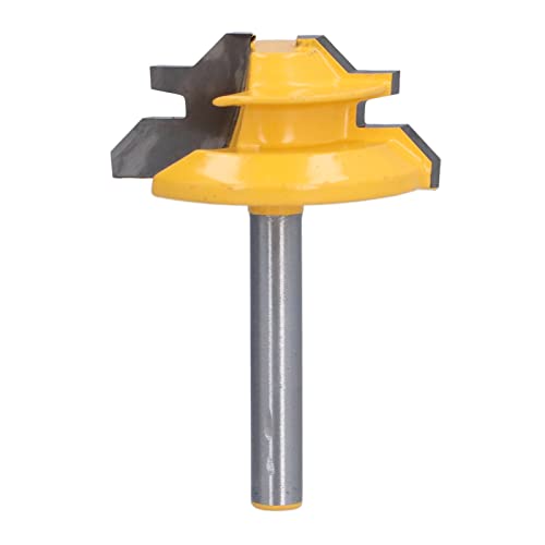 Culnflun Lock -Gehrer -Router -Bit, 45 Grad Holzschneider professioneller Grad Hochgenauigkeit Schränke Schubladen Türen 6 mm Schaft YG6 Legierung Kohlenstoffstahl Konstruktion Culnflun Lock -Gehrer -Router -Bit, 45 Grad Holzschneider professioneller Grad Hochgenauigkeit Schränke Schubladen Türen 6 mm Schaft YG6 Legierung Kohlenstoffstahl Konstruktion von Culnflun