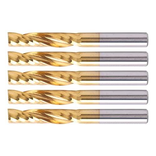 Culnflun Professional CNC End Mill Spiral Router Bit Frende 5pcs Hochgeschwindigkeitstahl für Aluminium -Messingkupfer nicht Eisen Metalle 6 mm Durchmesser 28 mm Klingenlänge Culnflun Professional CNC End Mill Spiral Router Bit Frende 5pcs Hochgeschwindigkeitstahl für Aluminium -Messingkupfer nicht Eisen Metalle 6 mm Durchmesser 28 mm Klingenlänge von Culnflun
