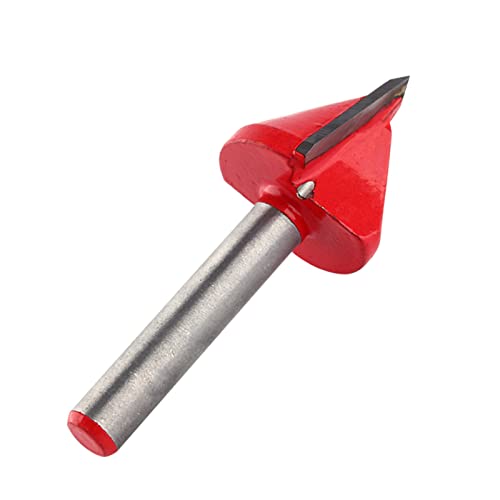 Culnflun V Grooving Router Cutter 6x22mm 60 ° 6mm Schaft V Groove Router Bit hohe Härte Langes Lebensdauer sauberes Lebensmittel für genaue Schnitte Holzbearbeitung Werkzeug CNC von Culnflun