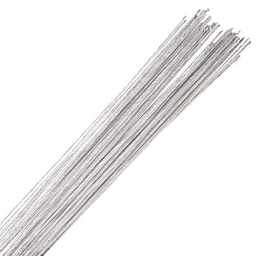 Culpitt Floral Wire Silver set/50 -24 gauge- von Culpitt