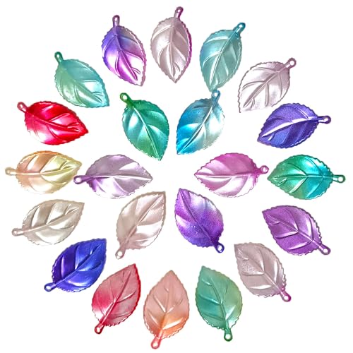Cuncuny Acrylblüten-Perlen, zum Selbermachen, lose Perlen, Bastelperlen, Verzierung (gemischte Farben, 1) von Cuncuny