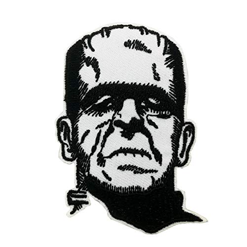 Cute-Patch 7,6 cm Frankenstein Monster bestickter Aufnäher zum Aufbügeln, Holloween-Horror, kreatives Geschenk von Cute-Patch TM