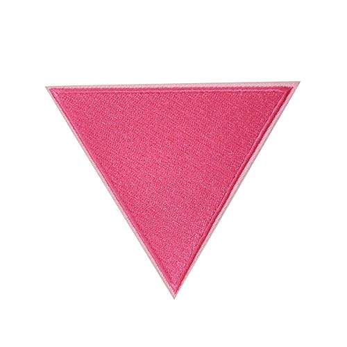 LGBTQ Aufnäher zum Aufbügeln oder Aufnähen, Dreieck, Pink von Cute-Patch TM