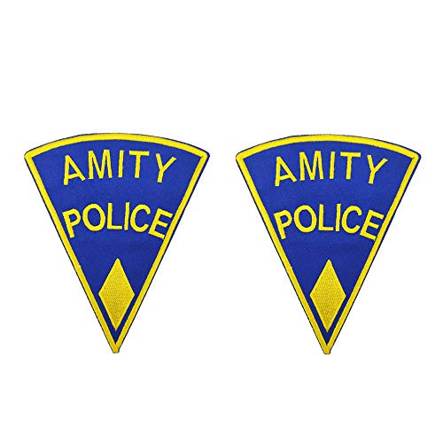 Amity Police bestickter Aufnäher zum Aufbügeln und Aufnähen von Cute-Patch